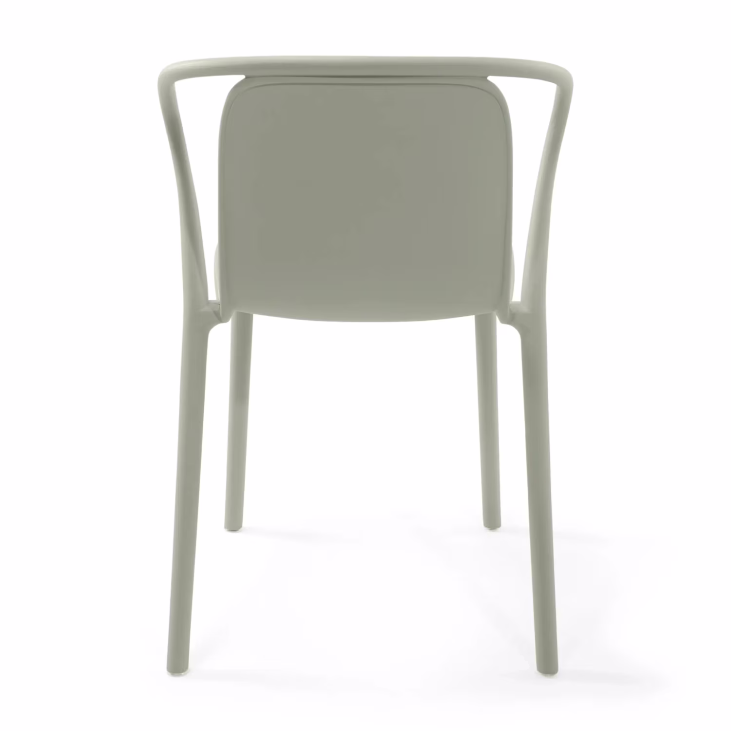 Silla apilable con reposabrazos para interior y exterior - Pierre