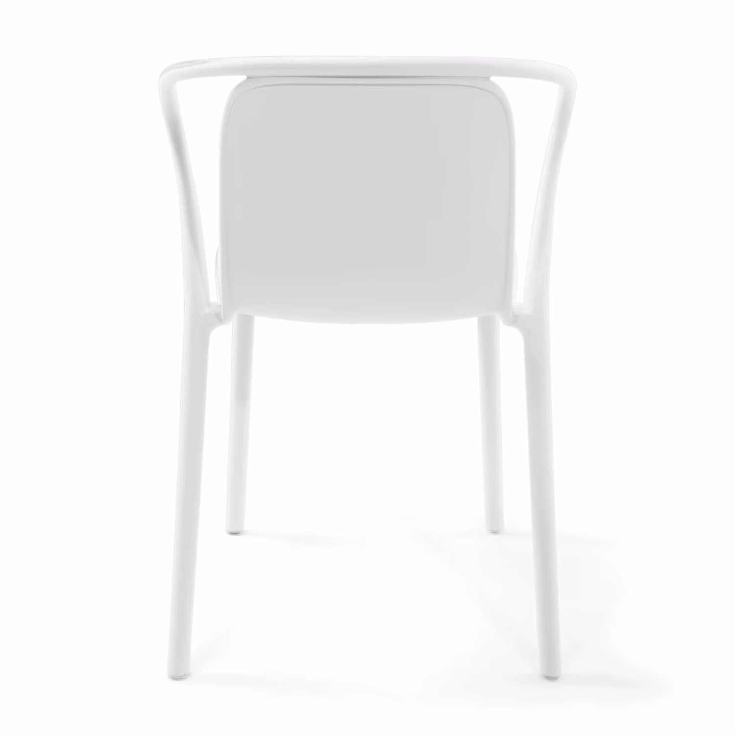 Silla apilable con reposabrazos para interior y exterior - Pierre