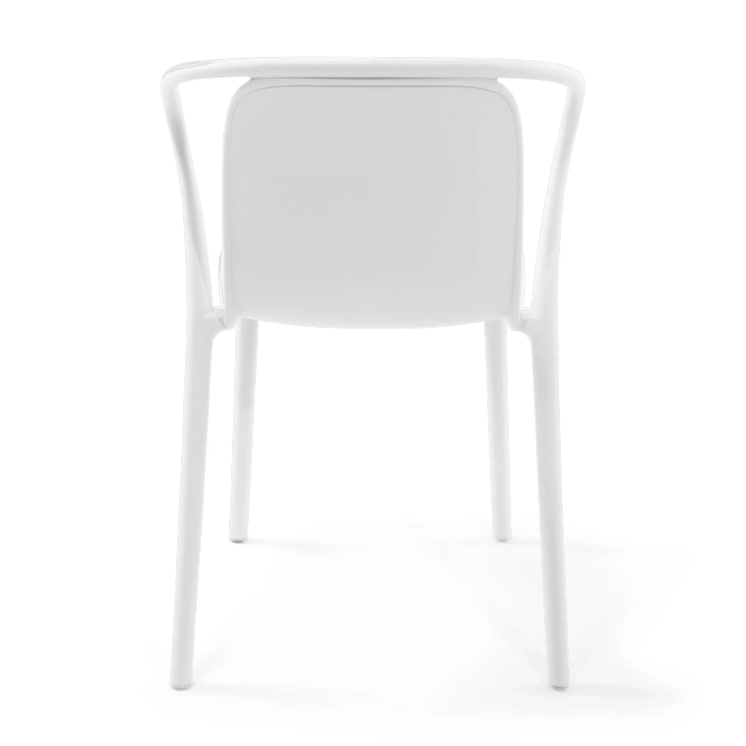 Stacking chair with armrests for indoor and outdoor use - Pierre