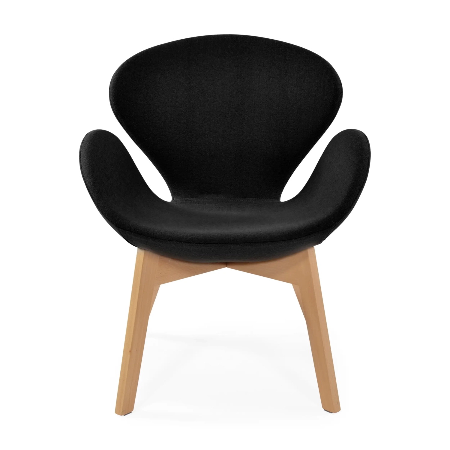 Swart fåtölj - moderna fåtöljer - designmöbler