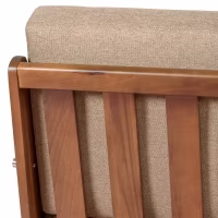 Industrial Sofa Daneu upholstered in cotton-Wooden Sofas-Mueble Design