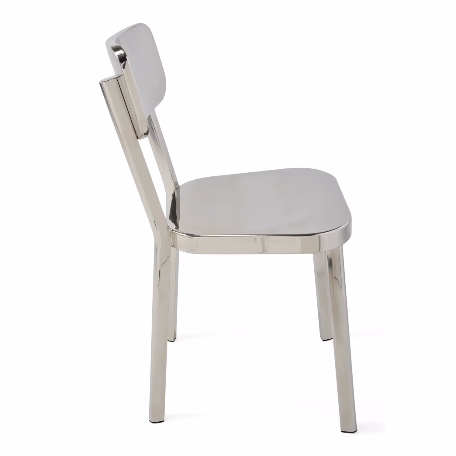 Silla Delawere de acero inoxidable | Diseño industrial elegante