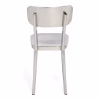 Silla Delawere de acero inoxidable | Diseño industrial elegante