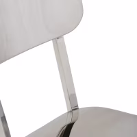 Delawere chair in stainless steel : Elegant industrial design