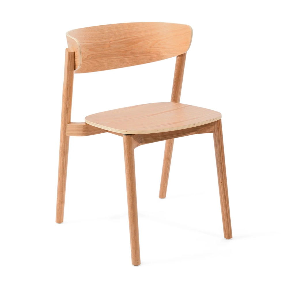 Natural ash dining chair Notorius : Elegant design scandinavian