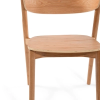 Natural ash dining chair Notorius : Elegant design scandinavian