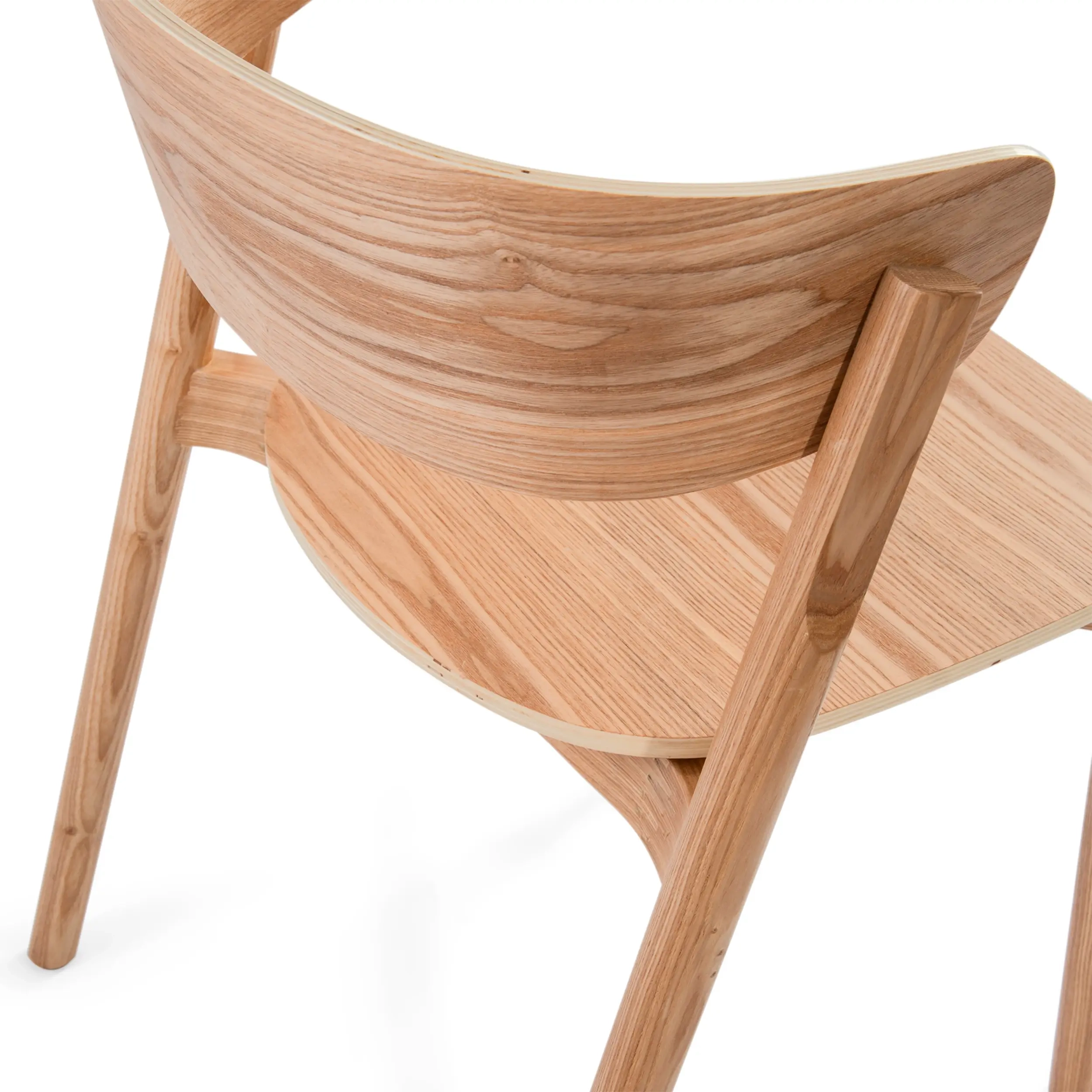 Natural ash dining chair Notorius : Elegant design scandinavian