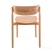 Cadeira de jantar em freixo natural Notorius | Design elegante nórdico