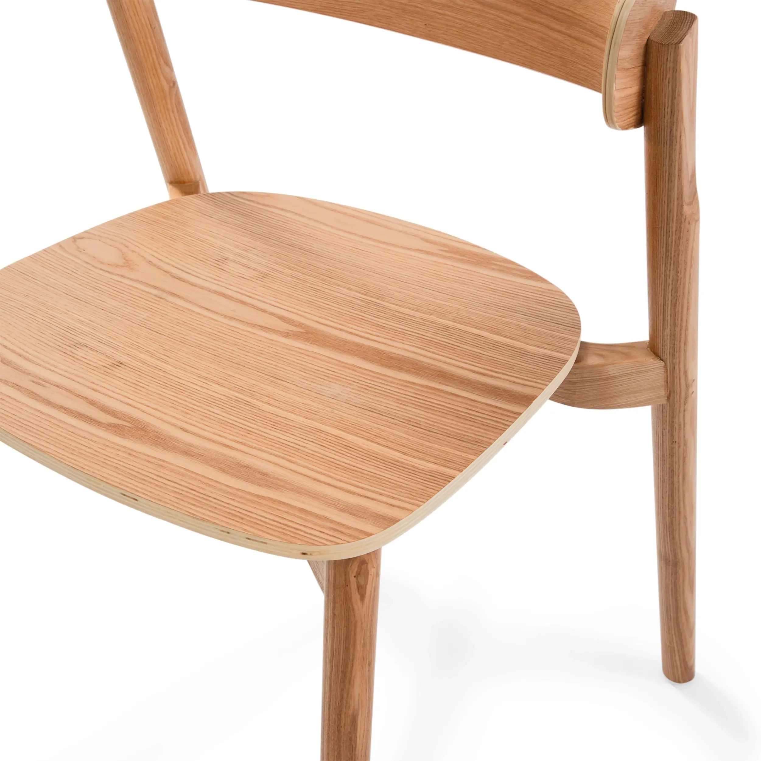 Natural ash dining chair Notorius : Elegant design scandinavian