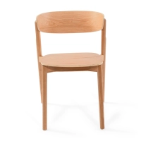 Silla de comedor de fresno natural Notorius | Diseño nórdico elegante