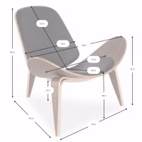 Shell CH07 Walnut inspiration - Scandinavian Chairs - Muebledesign