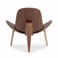 Inspiración Silla Shell CH07 en Nogal - Sillas Nórdicas - Muebledesign