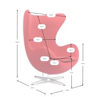 Inspiratie uit de Egg Chair - Premium moderne fauteuil - Design meubelen