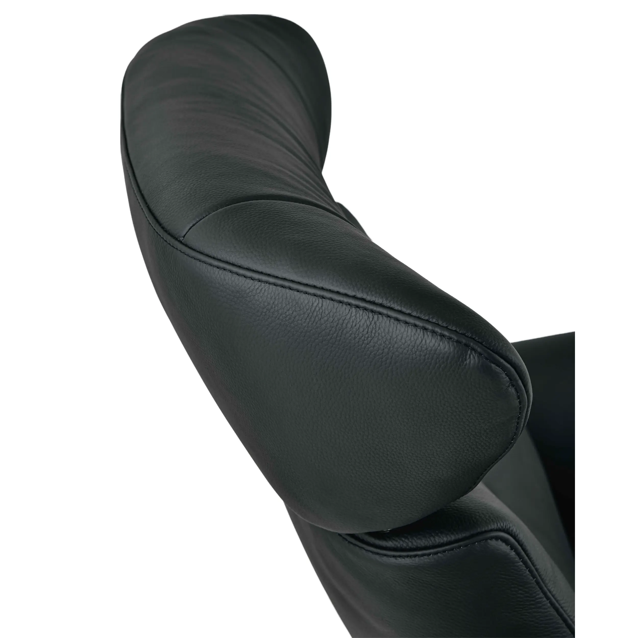 Cleveland Sillón de descanso de piel | Sillón de diseño con reposapiés