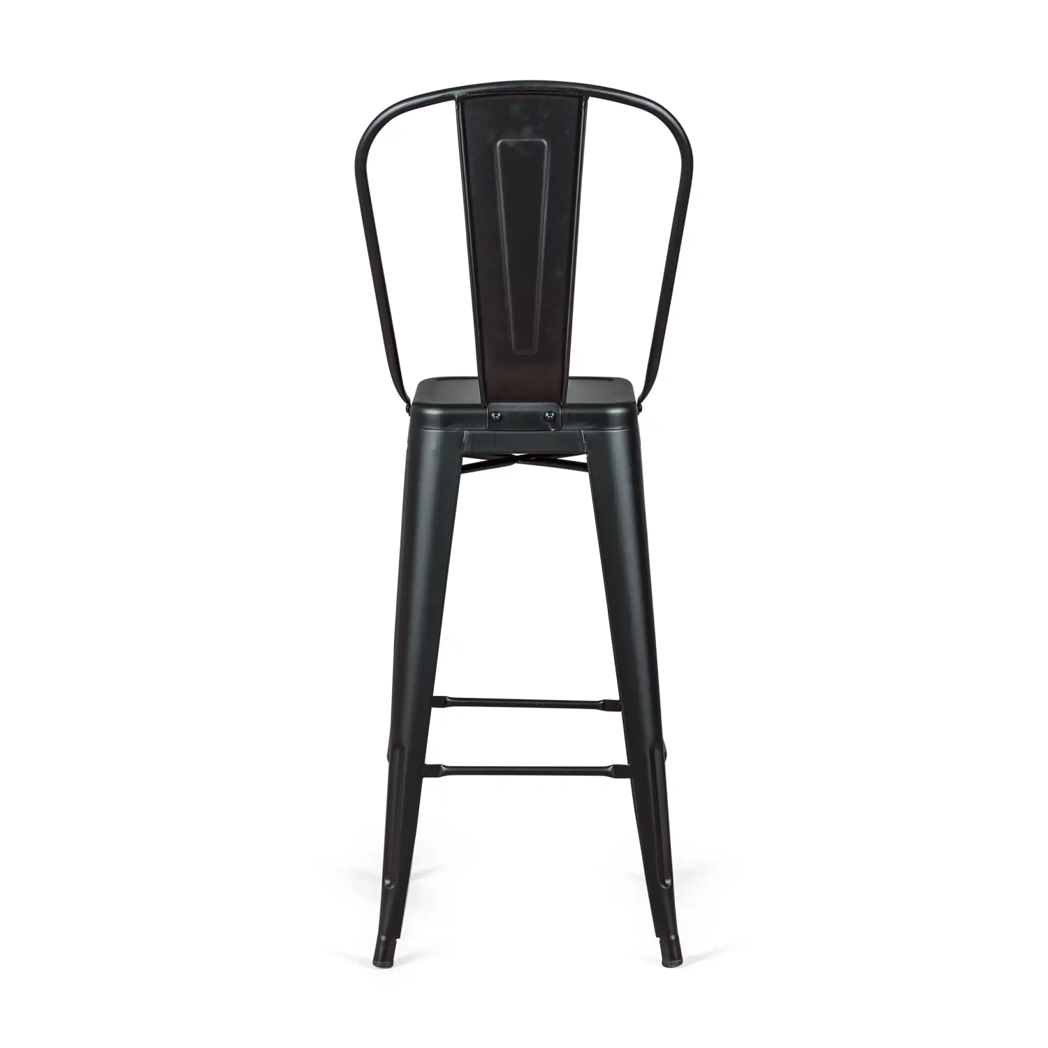 Bistro Style Industriehocker mit Rückenlehne - Industriehocker