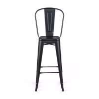 Bistro Taburete industrial Style con respaldo - Taburetes industriales