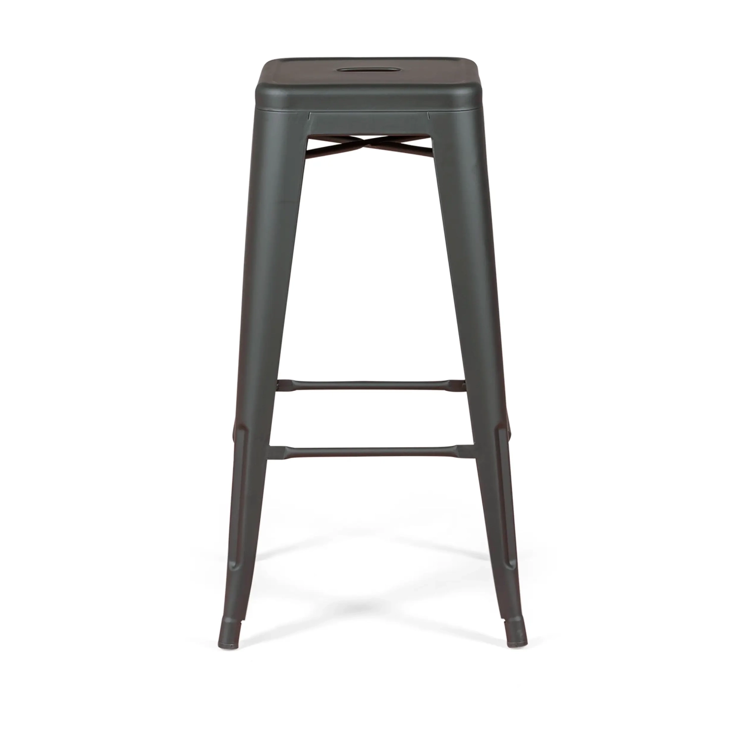 Bistro sgabello industriale Matt 76CM bianco - Sgabelli e sedie industriali