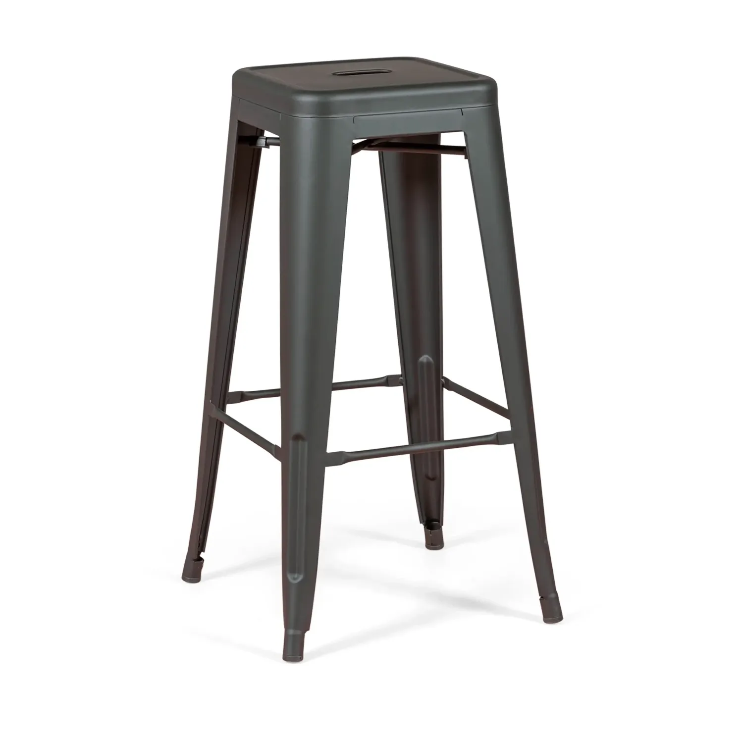 Bistro industrial stool Matt 76CM white - Industrial stools and chairs