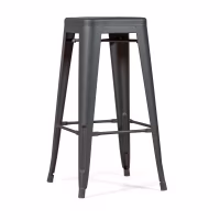 Bistro industrial stool Matt 76CM white - Industrial stools and chairs