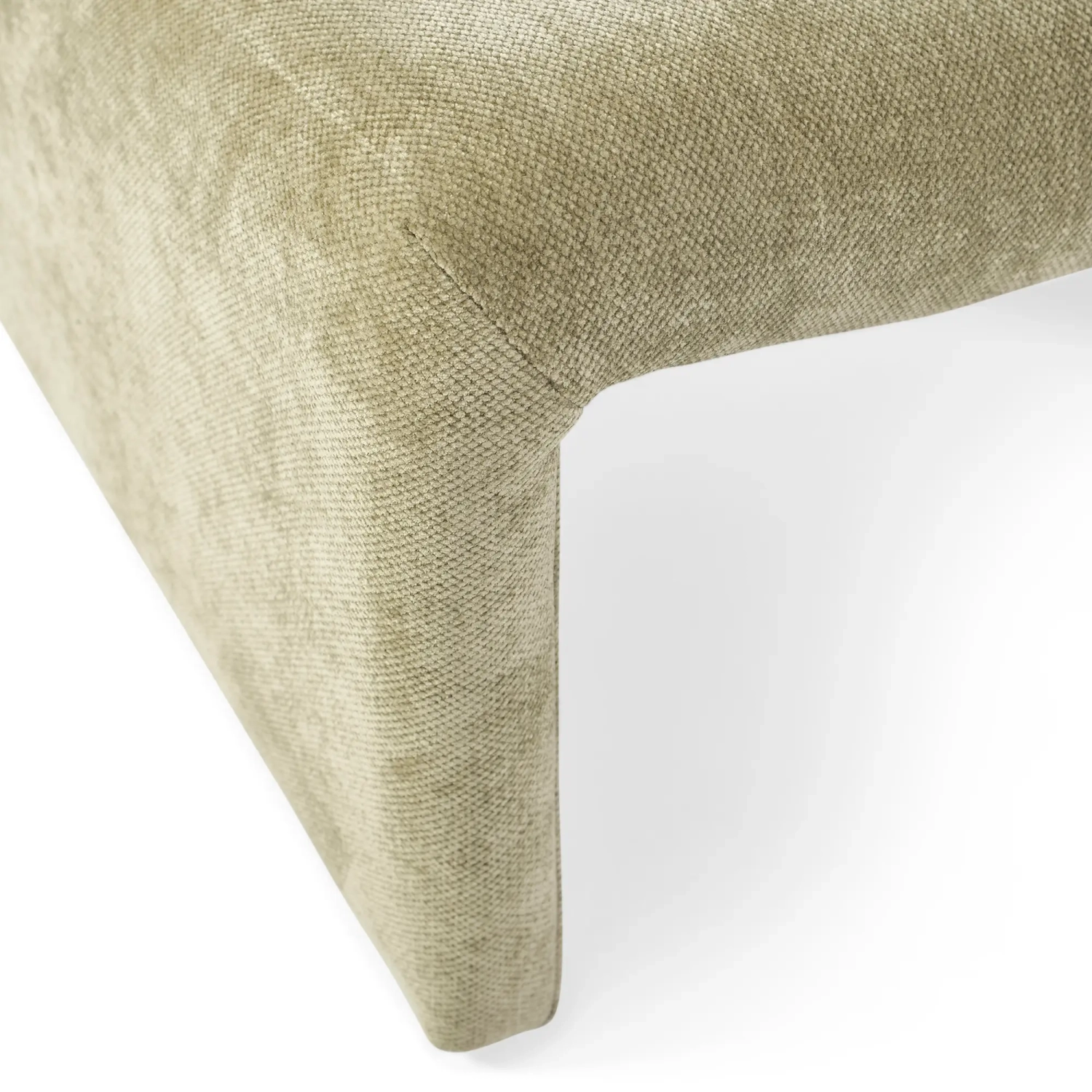 Basel upholstered design armchair, minimalist and comfortable style