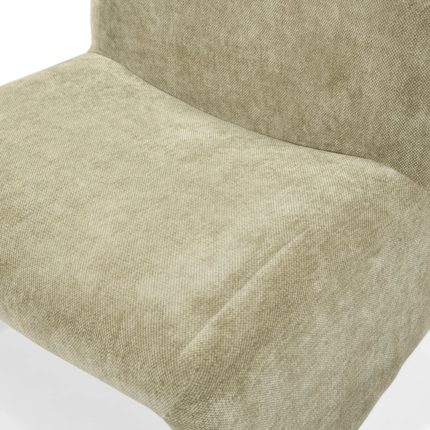 Basel upholstered design armchair, minimalist and comfortable style