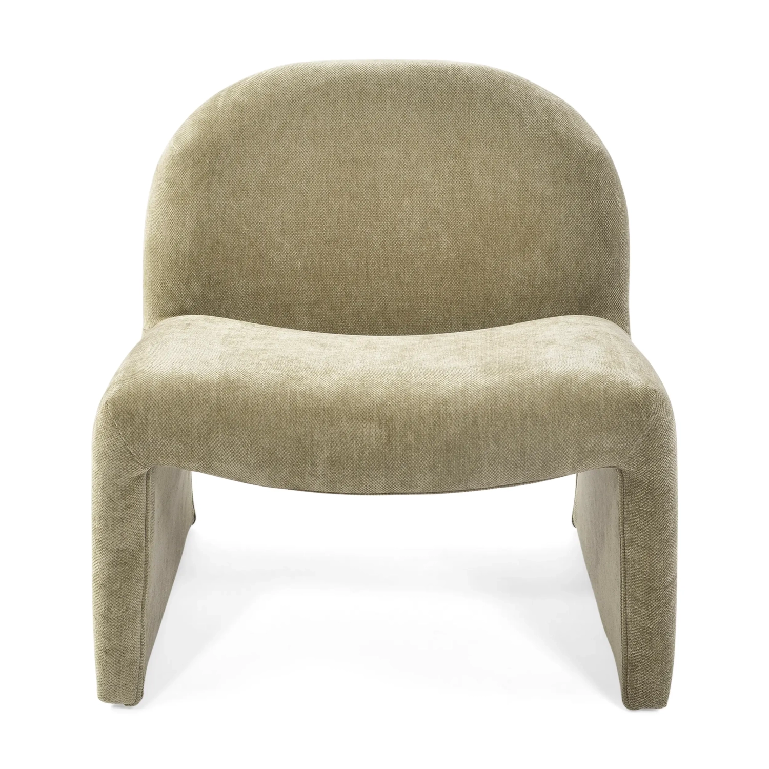 Basel upholstered design armchair, minimalist and comfortable style
