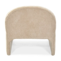 Möblerad designfåtölj Basel, minimalistisk och bekväm stil