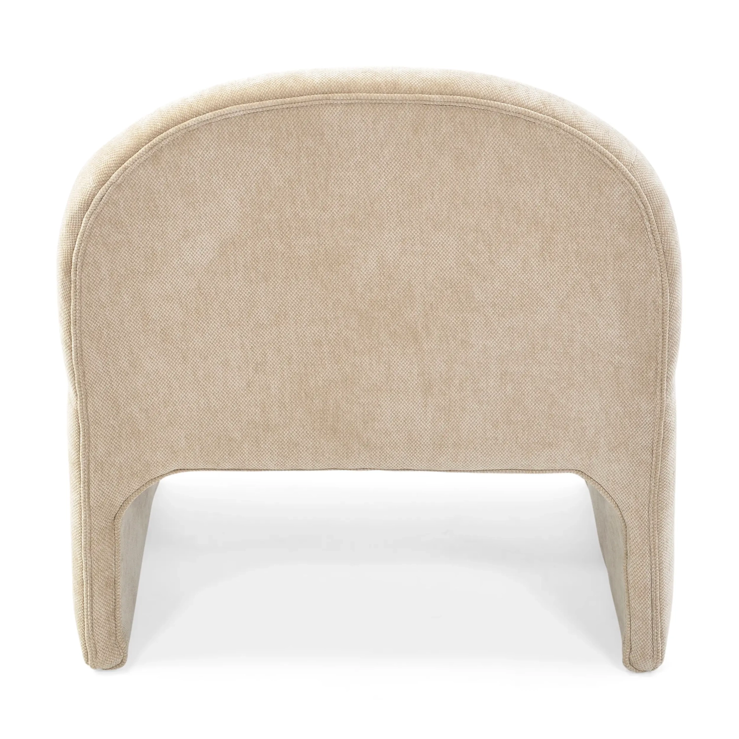 Gestoffeerde design fauteuil Basel, minimalistische en comfortabele stijl