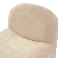 Möblerad designfåtölj Basel, minimalistisk och bekväm stil