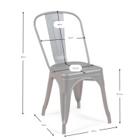 Stuhl Bistro New Edition - Industriedesign-Stühle und Hocker