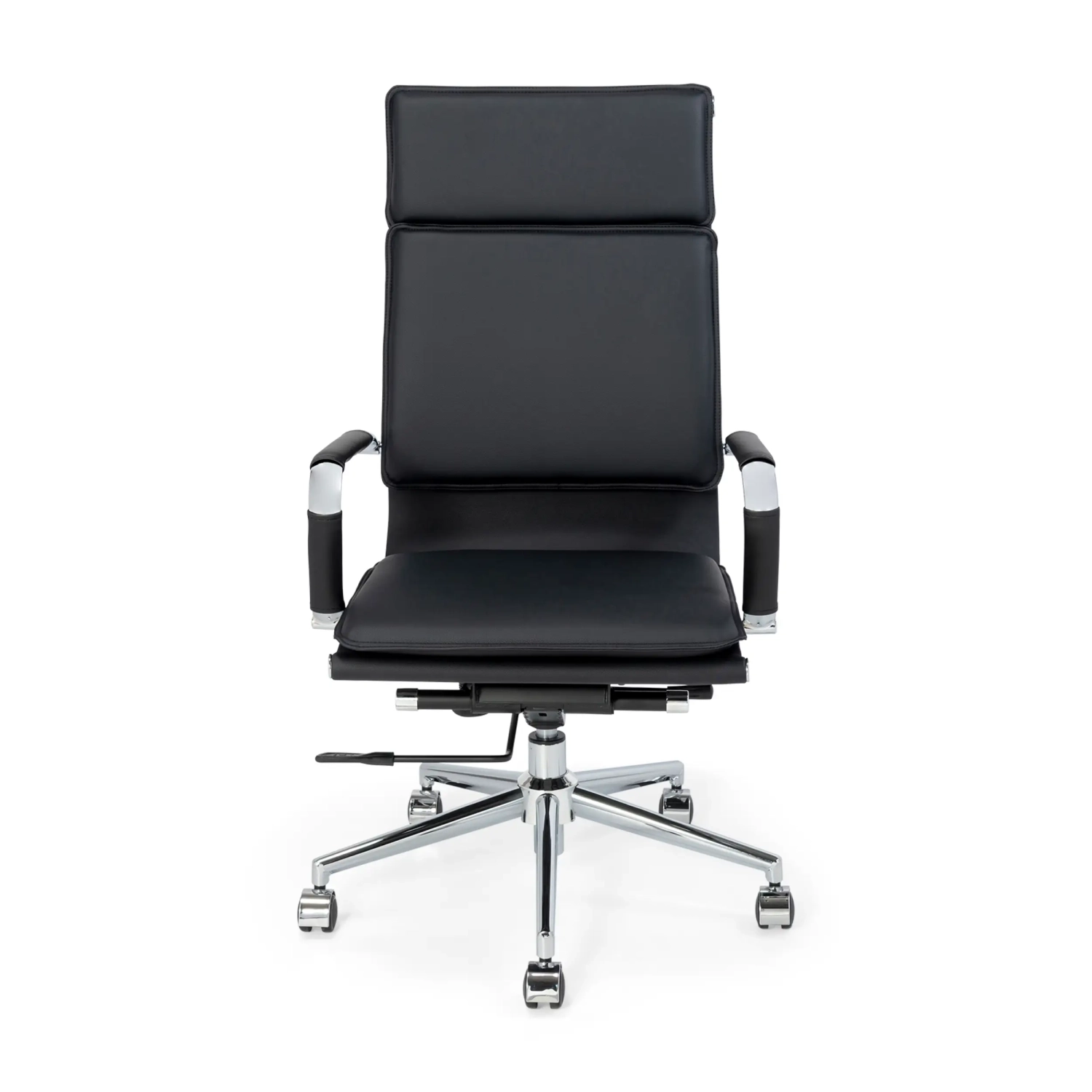 Studio High Back Office Chair | Ergonomic Faux Leather Desk Chair