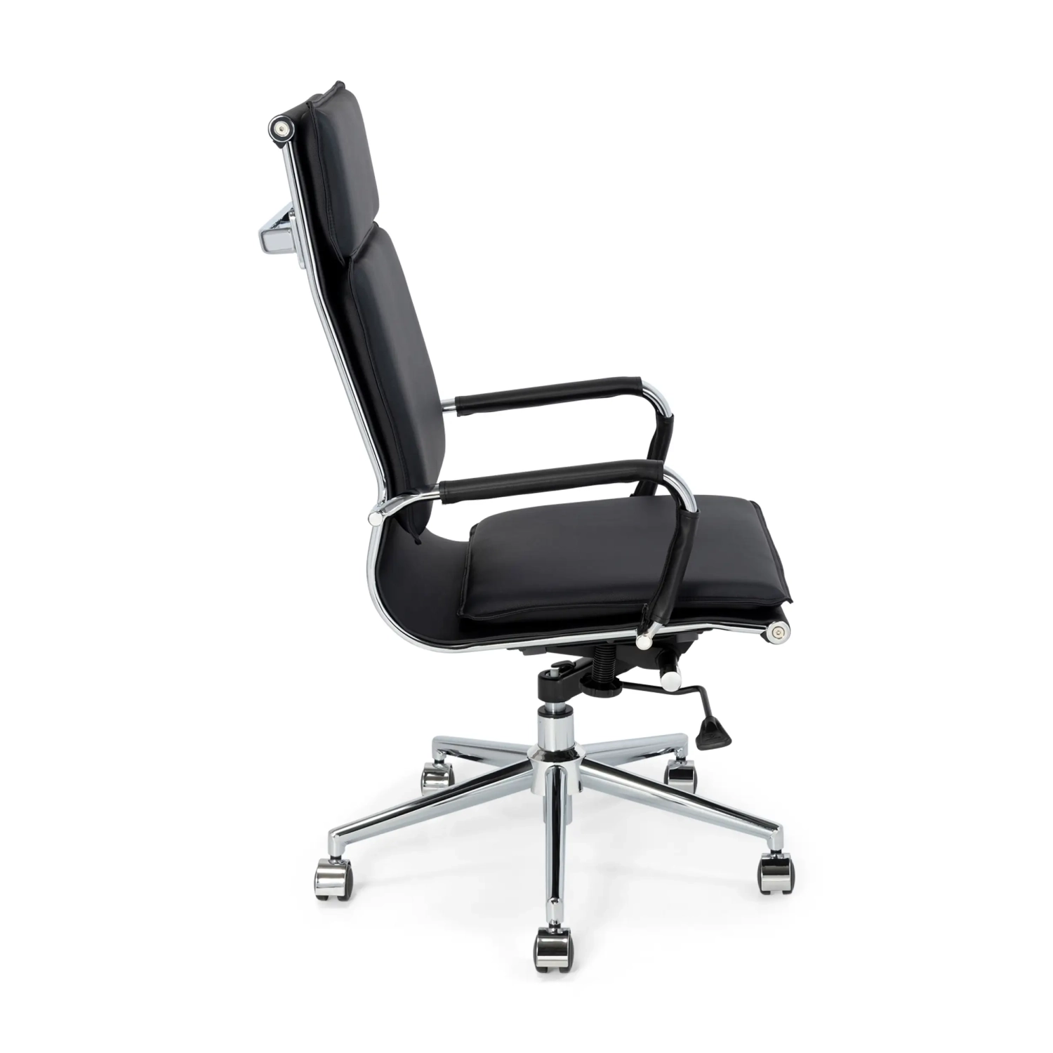 Studio High Back Office Chair | Ergonomic Faux Leather Desk Chair