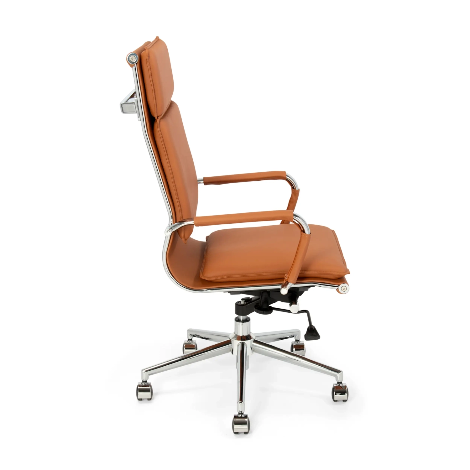 Studio High Back Office Chair | Ergonomic Faux Leather Desk Chair