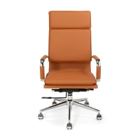 Studio High Back Office Chair | Ergonomic Faux Leather Desk Chair