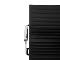 Cadeira de escritório de couro com apoio lombar baixo da Task Executive | Cadeira de escritório premium