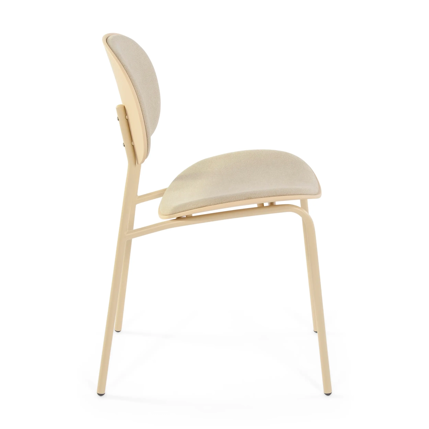 Carlotta Ergonomic Stackable Dining Chair | Modern Upholstered Chair