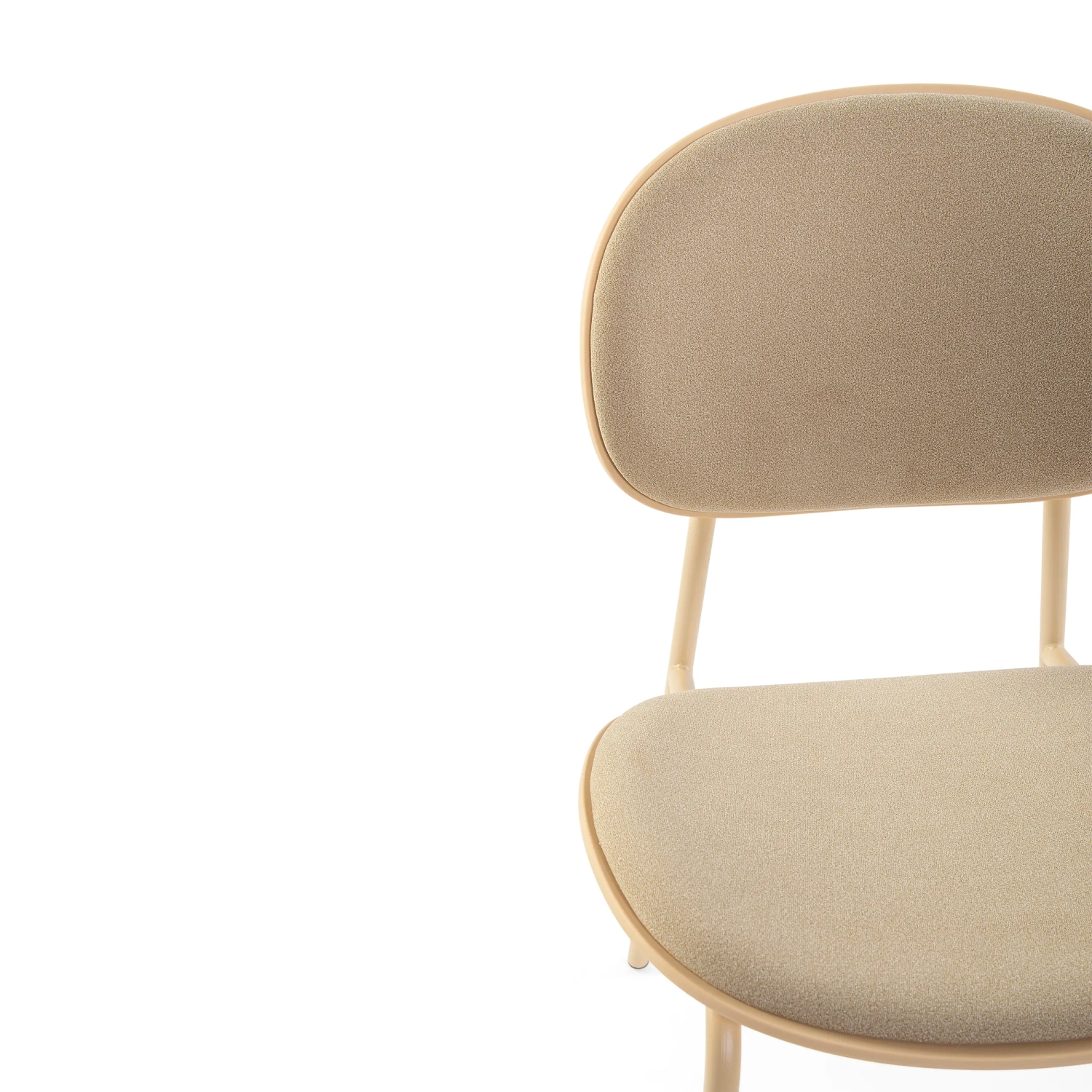 Carlotta Stackable Ergonomic Dining Chair | Modern Upholstered Chair