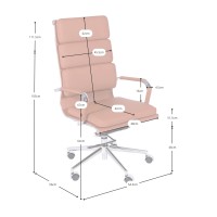 Task Silla de oficina de alta gama | Silla ejecutiva de cuero italiano