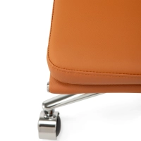 Task Silla de escritorio de alta gama | Silla de oficina de cuero italiano con ruedas