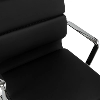 Task Silla de escritorio de alta gama | Silla de oficina de cuero italiano con ruedas