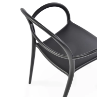 Cadeira de design para exterior empilhável Master | Poltrona em polipropileno
