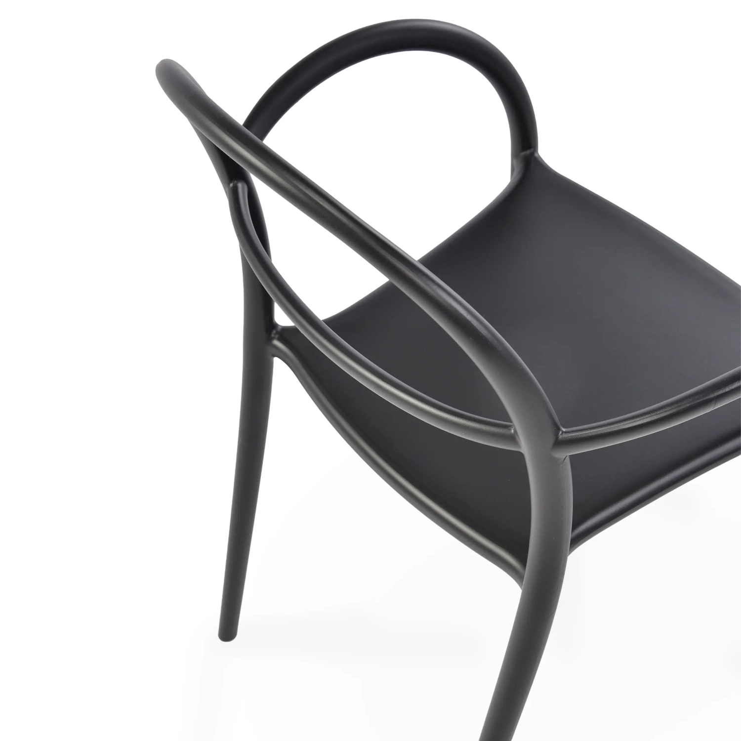 Silla de diseño para exterior apilable Master | Sillón de polipropileno