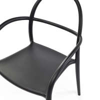 Silla de diseño para exterior apilable Master | Sillón de polipropileno