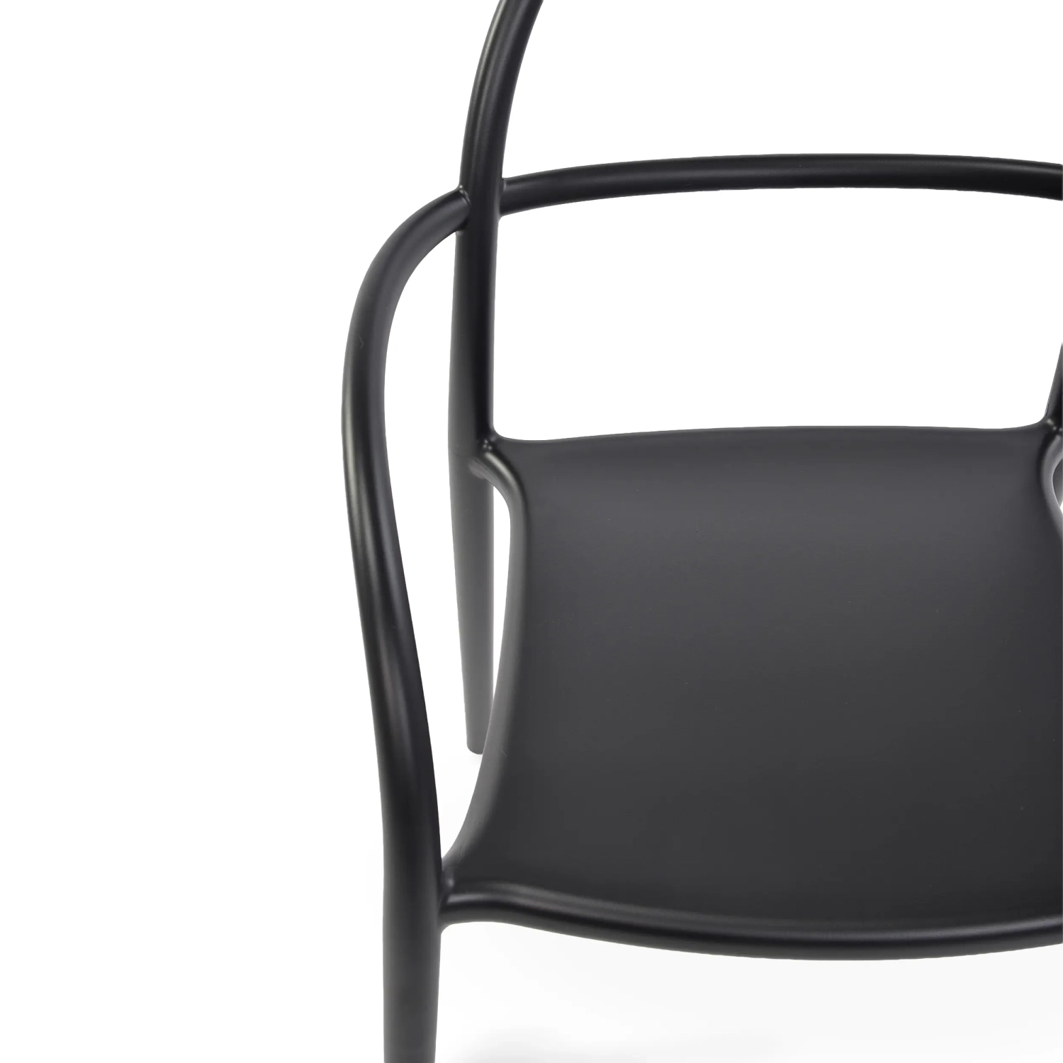 Silla de diseño para exterior apilable Master | Sillón de polipropileno