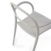 Silla de diseño para exterior apilable Master | Sillón de polipropileno