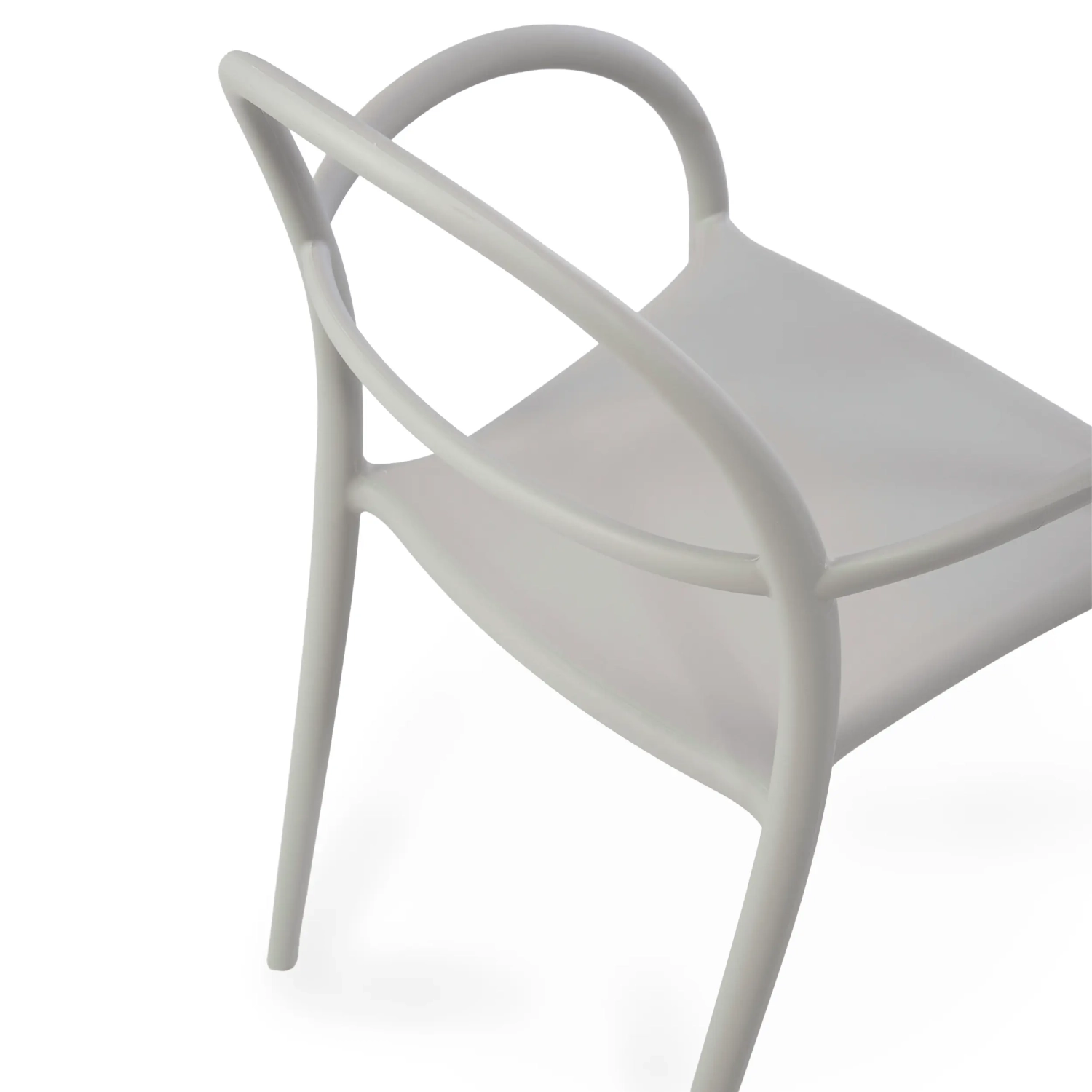 Silla de diseño para exterior apilable Master | Sillón de polipropileno