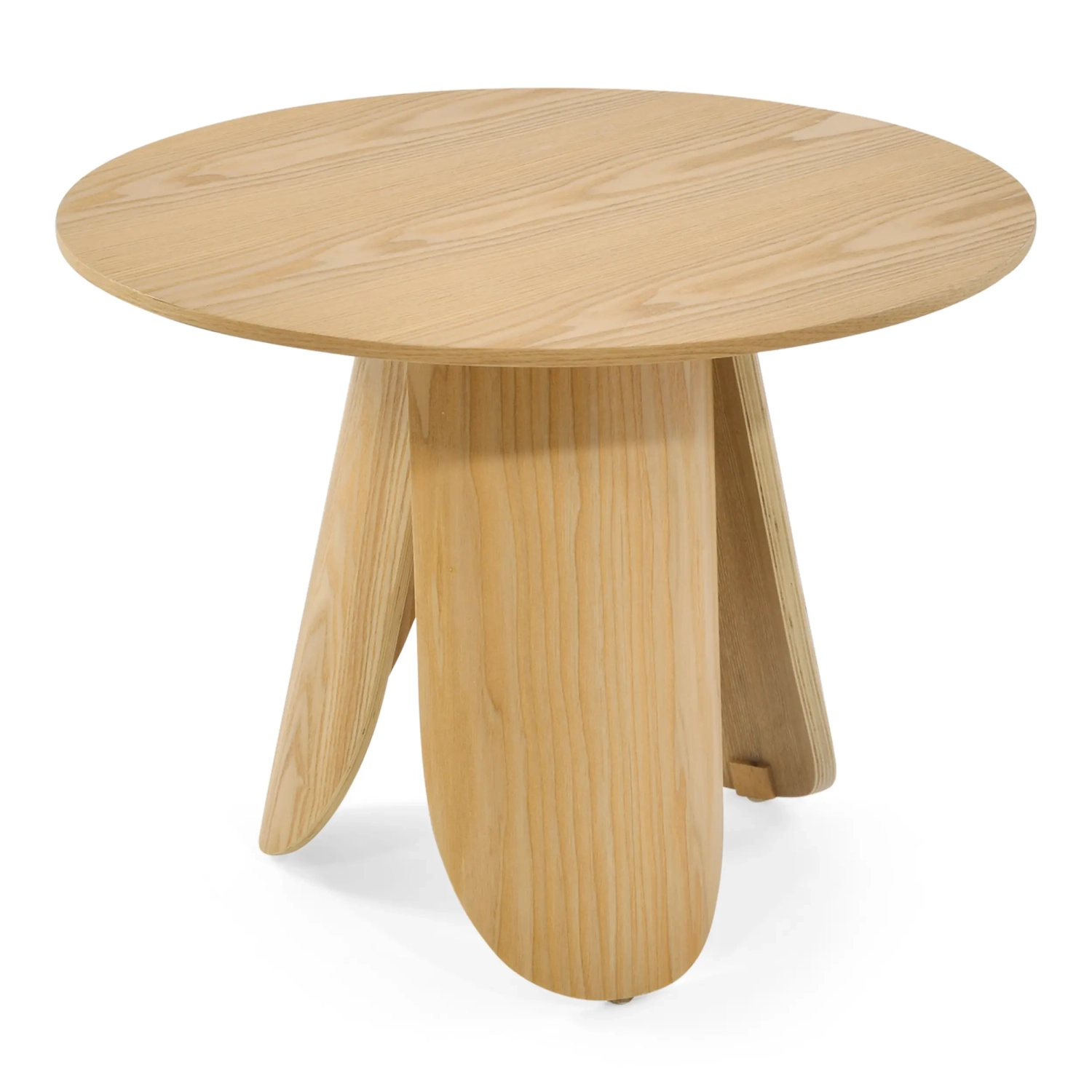 Pluto Scandinavian Ash Wood Coffee Side Table