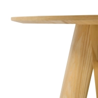 Mesa de apoio de café «Pluto» em madeira de freixo escandinavo