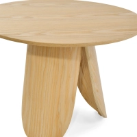 Mesa de apoio de café «Pluto» em madeira de freixo escandinavo