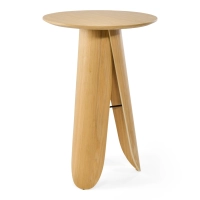 Pluto Scandinavian Round Bar Table